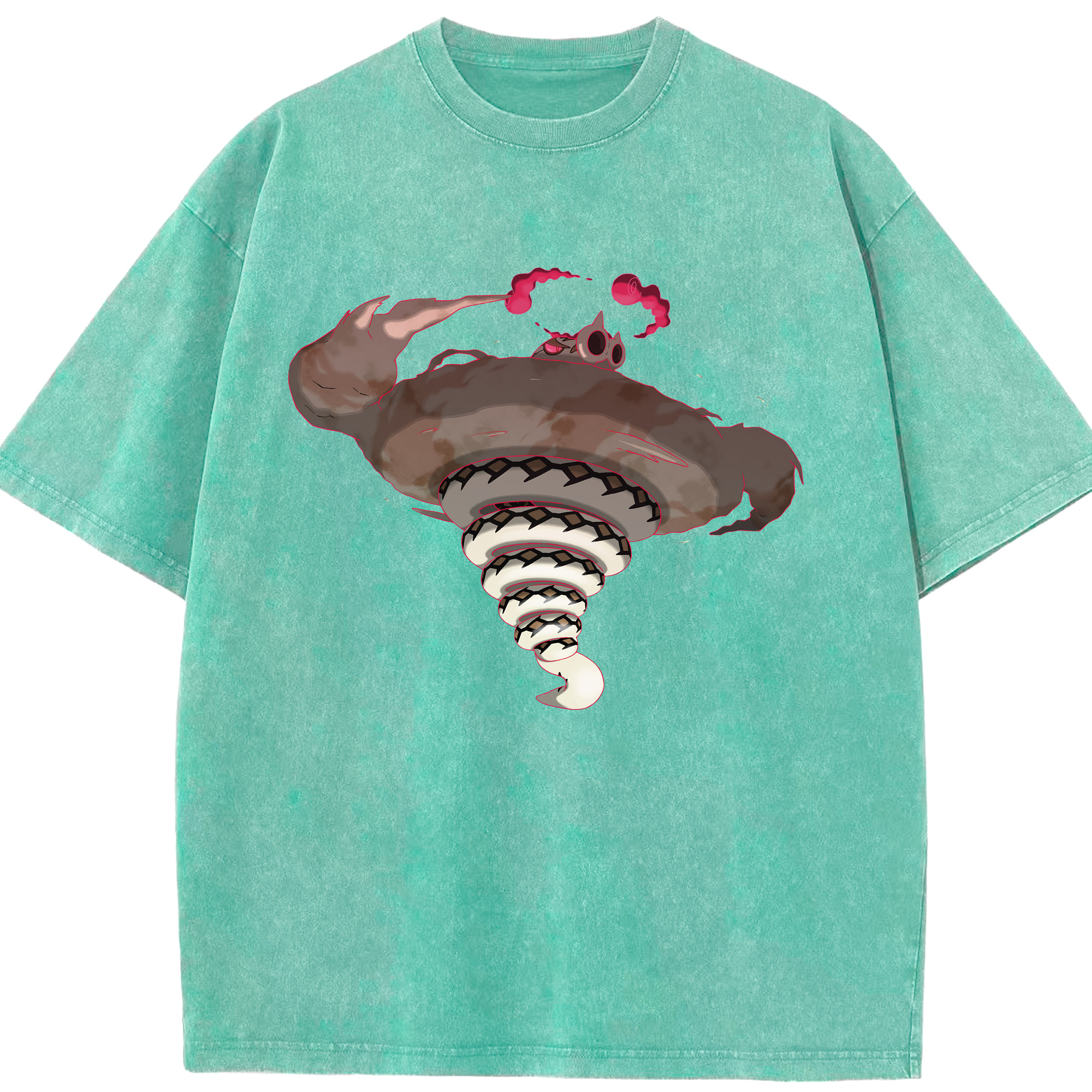 （画像用） ポケットモンスター Pokémon 綿100% ヴィンテージ風 半袖Tシャツ（フロントプリント）